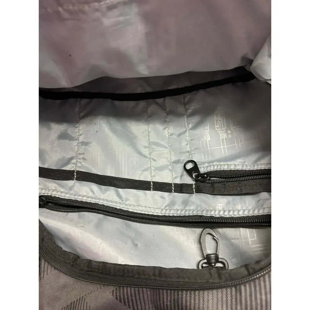 Ogio Excelsior Backpack Gray Black Multiple Compartments Zipper Closure One Size